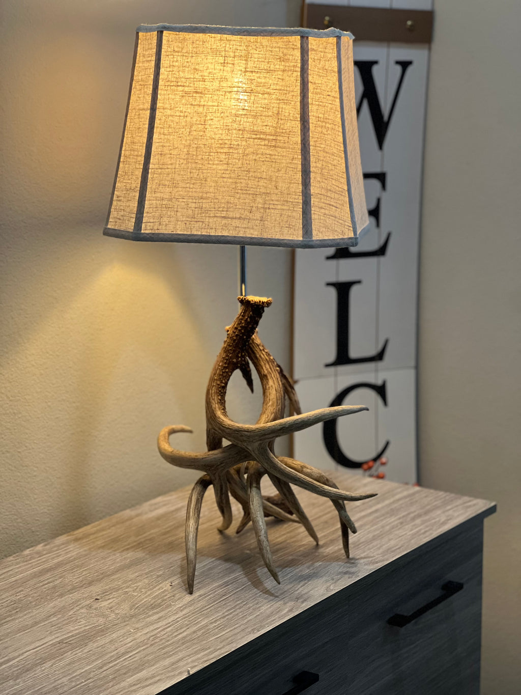 The Timberline Antler Table Lamp