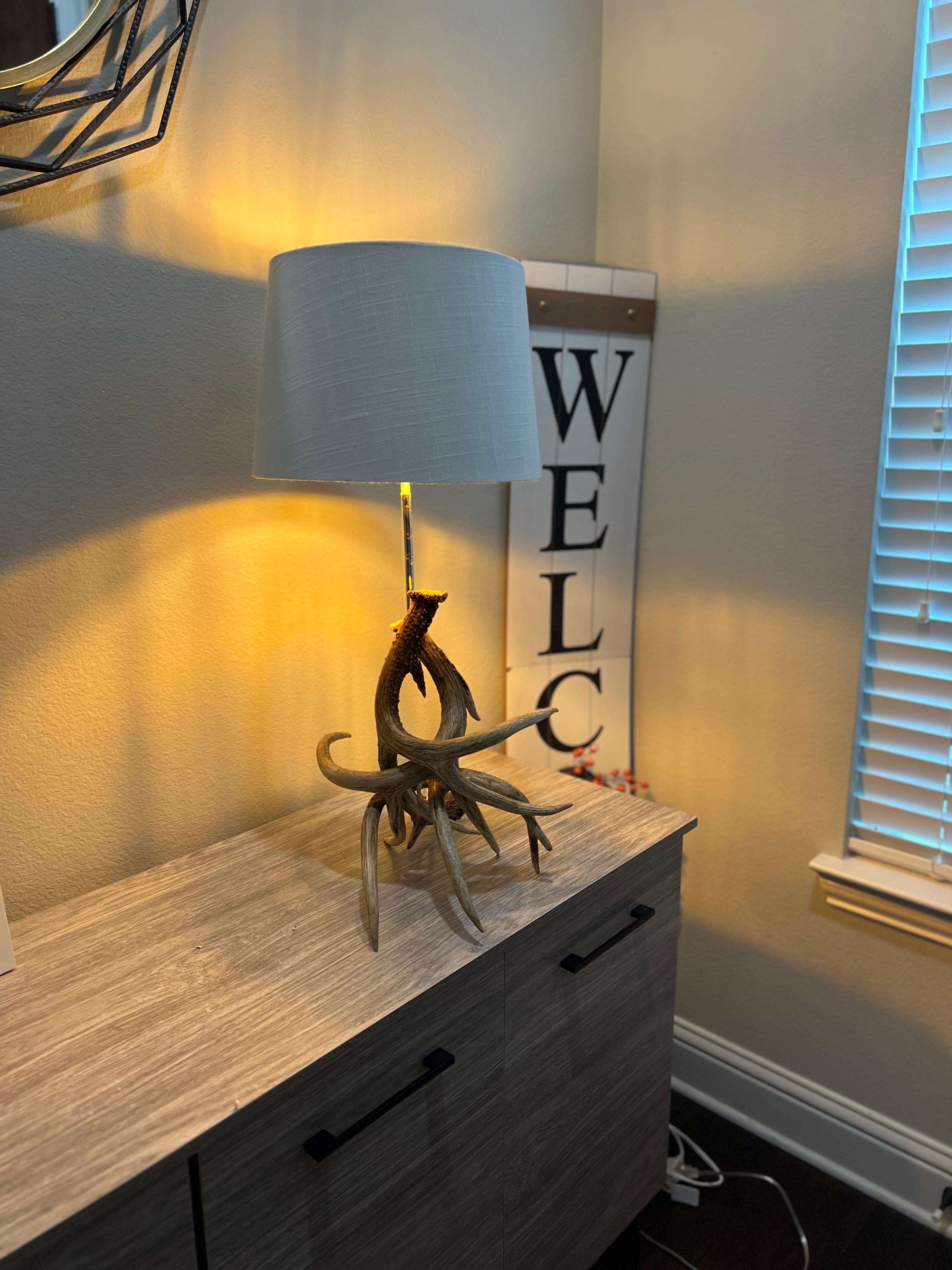 The Timberline Antler Table Lamp