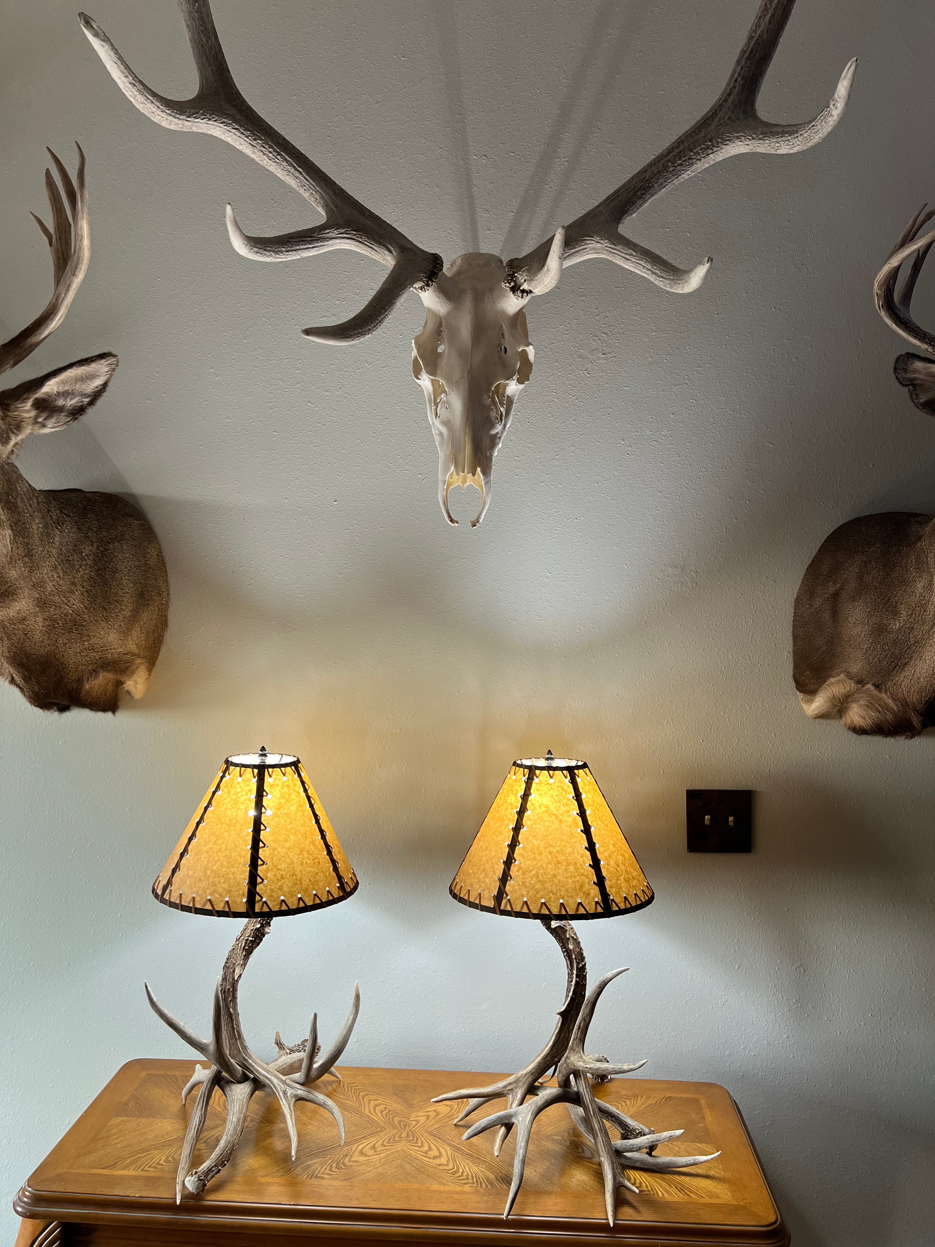 The High County Mule Deer Lamp
