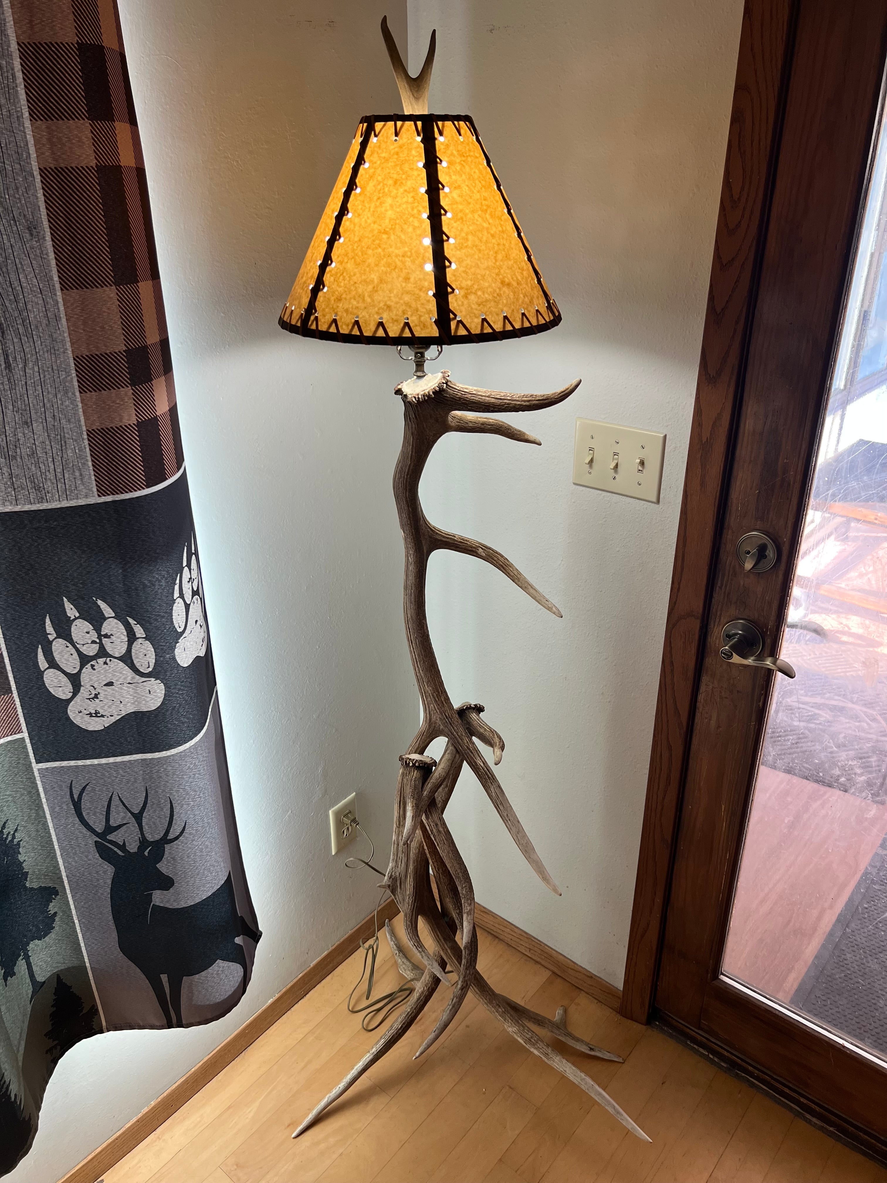 The Summit Ridge Antler Floor Lamp