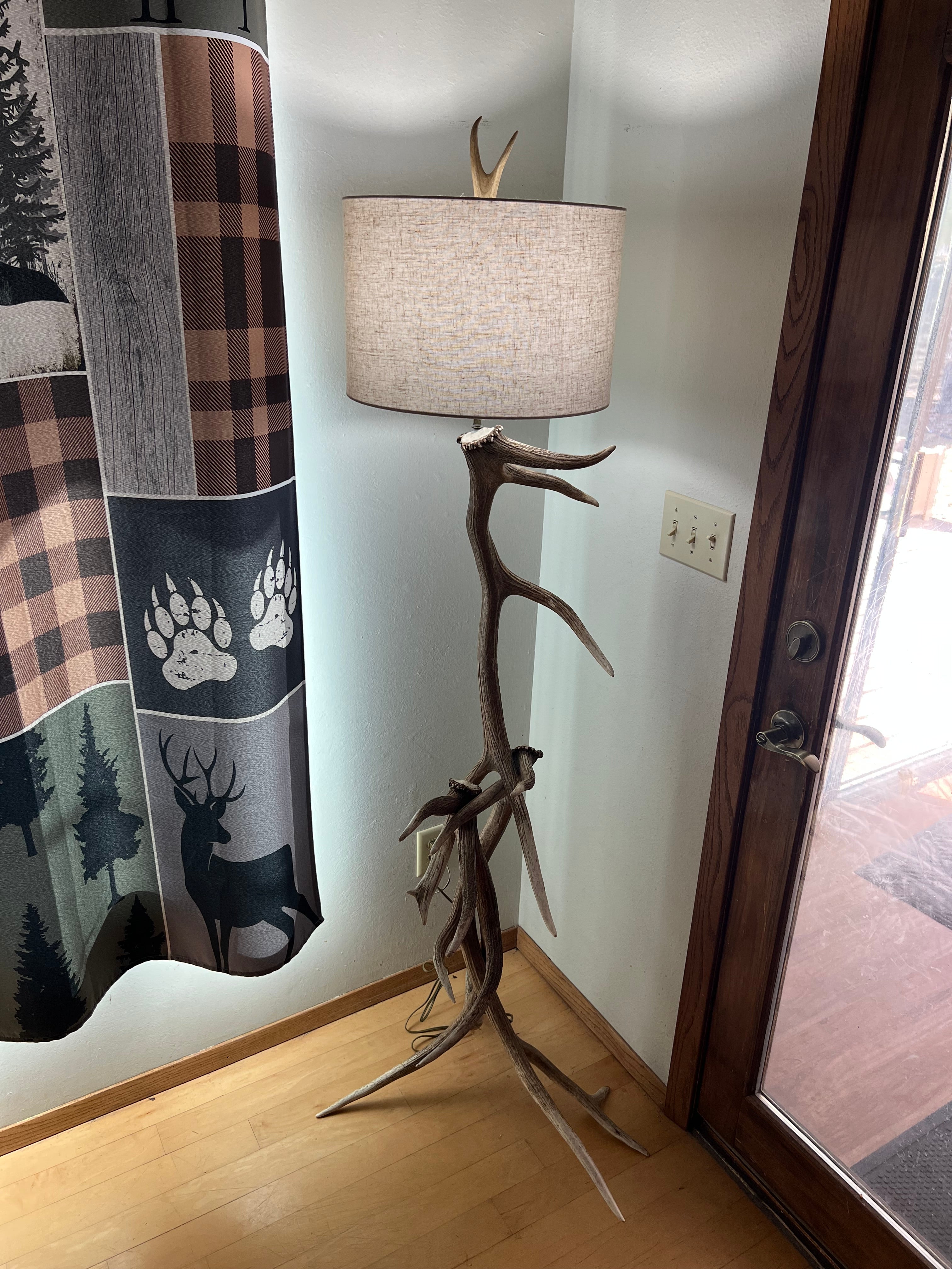 The Summit Ridge Antler Floor Lamp