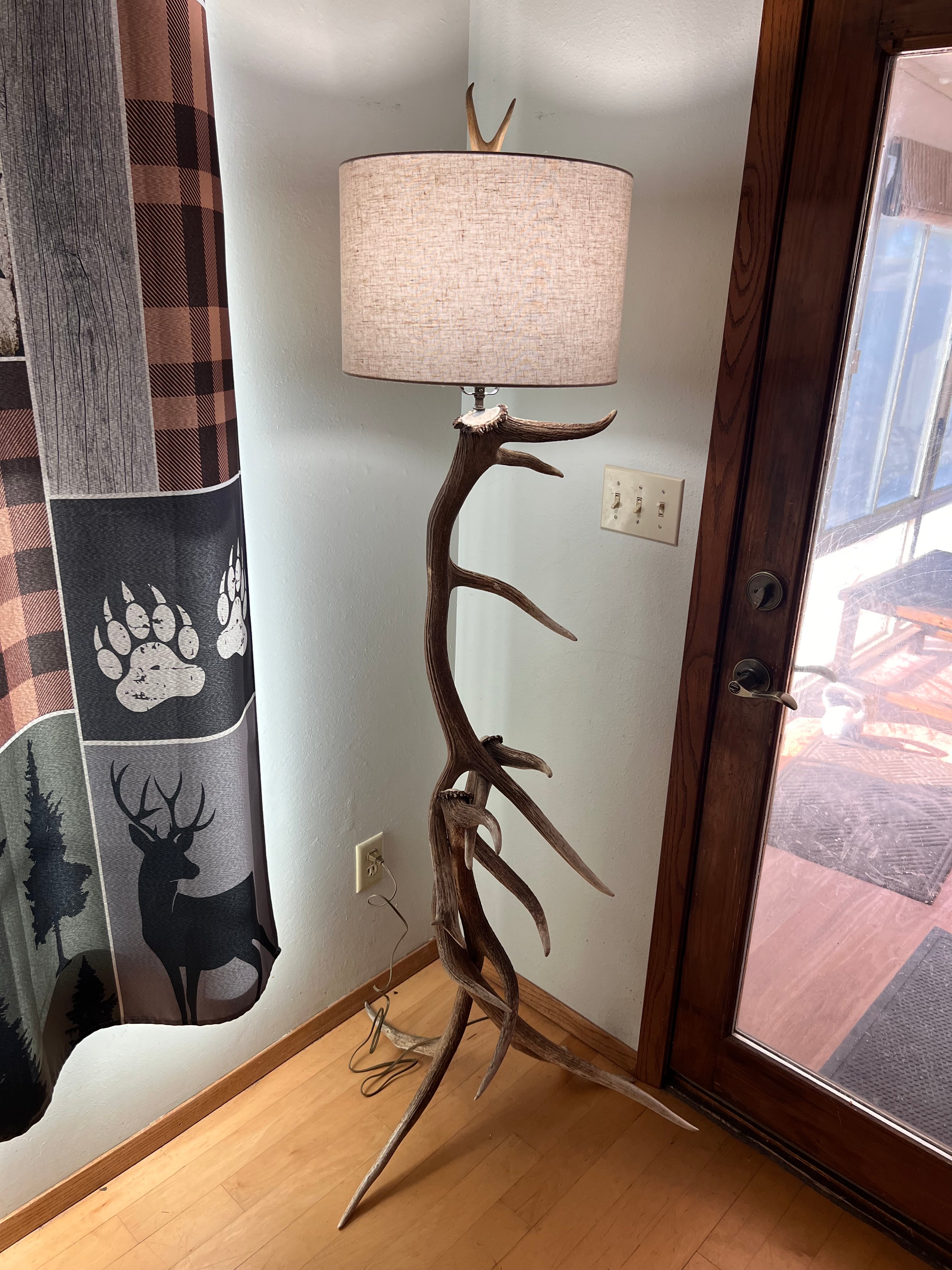 The Summit Ridge Antler Floor Lamp