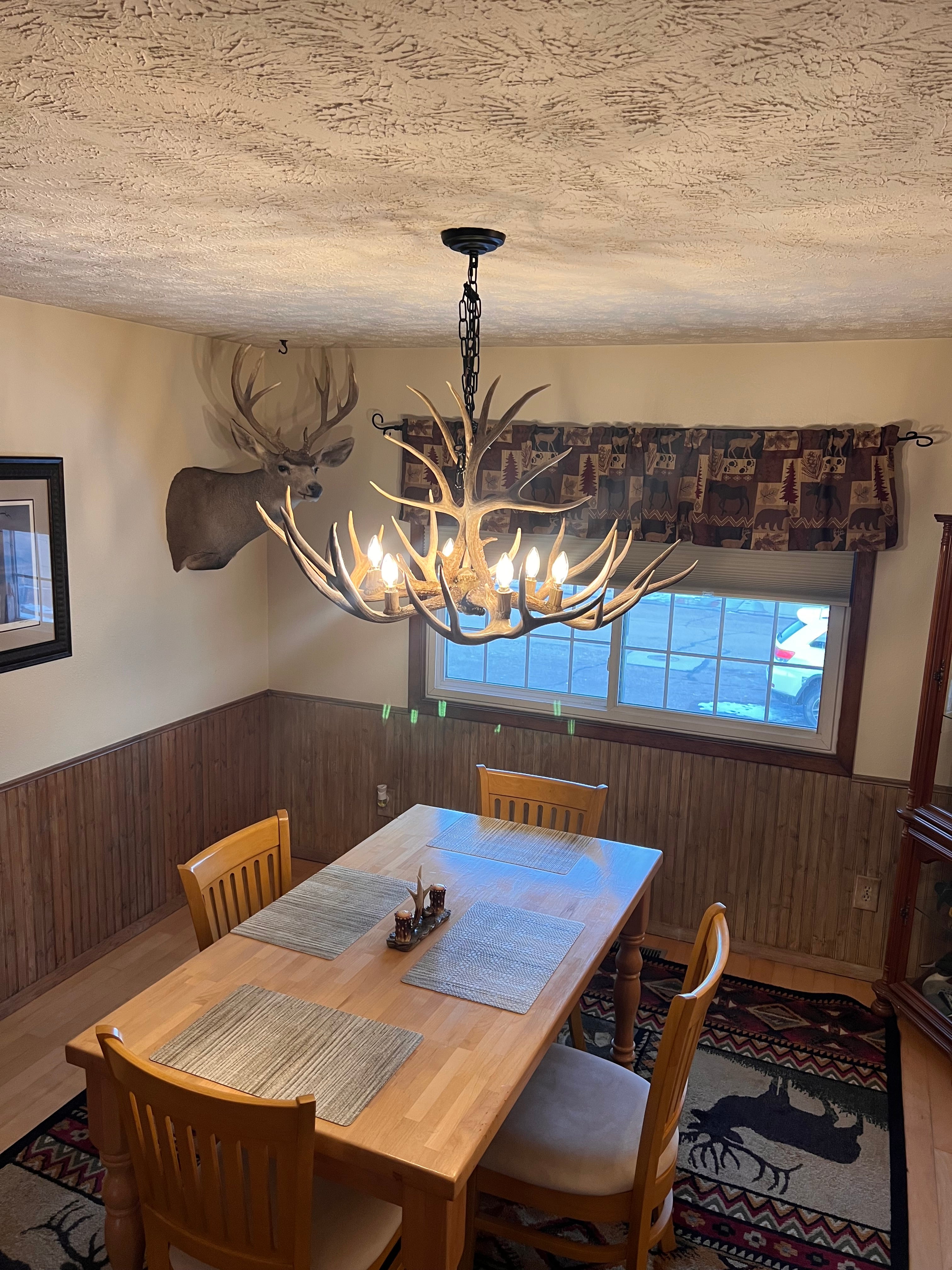 The Ridgecrest Mule Deer Chandelier