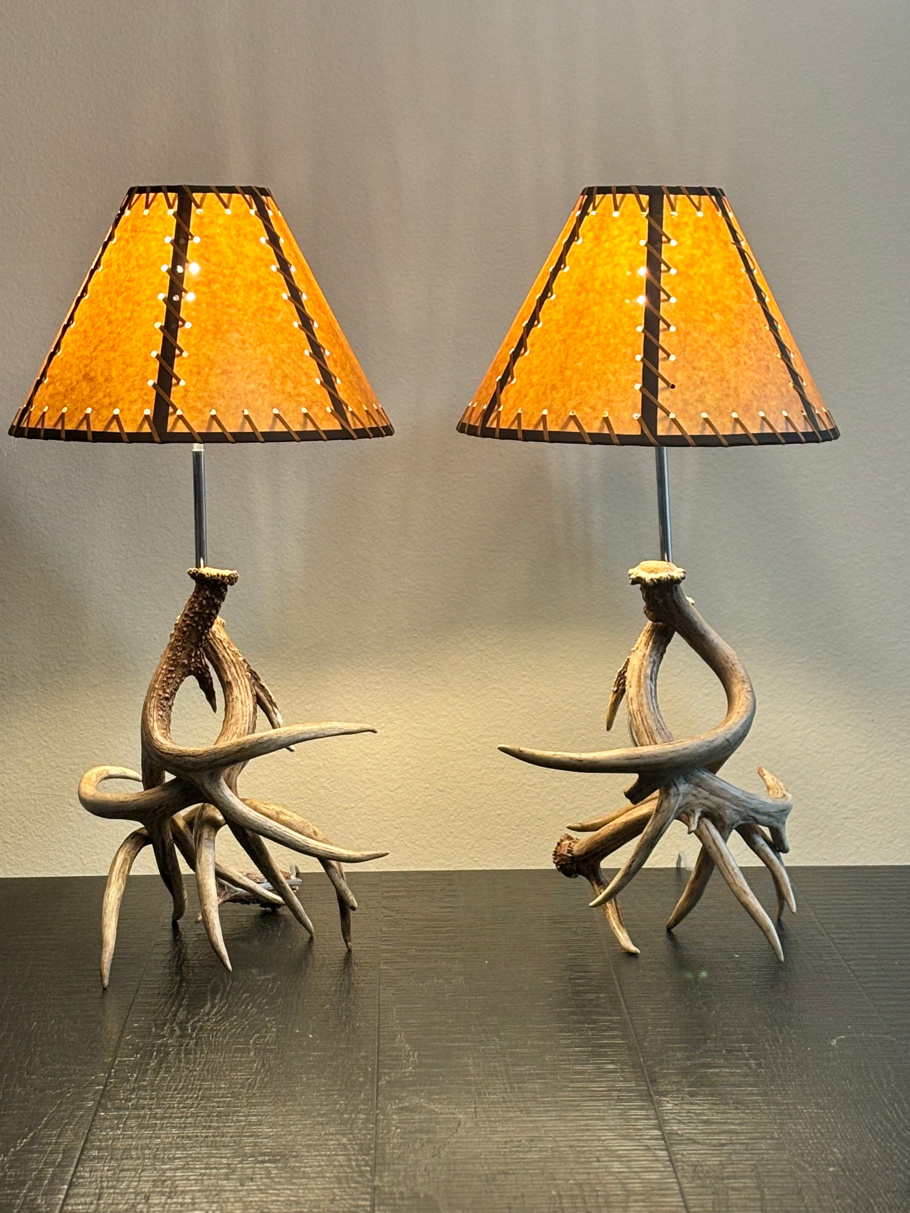 The Timberline Antler Table Lamp
